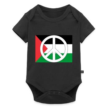 Palestine Tshirt Hommes Enfants Femmes Palestine - Body à manches courtes Premium Bébé - noir - Devant