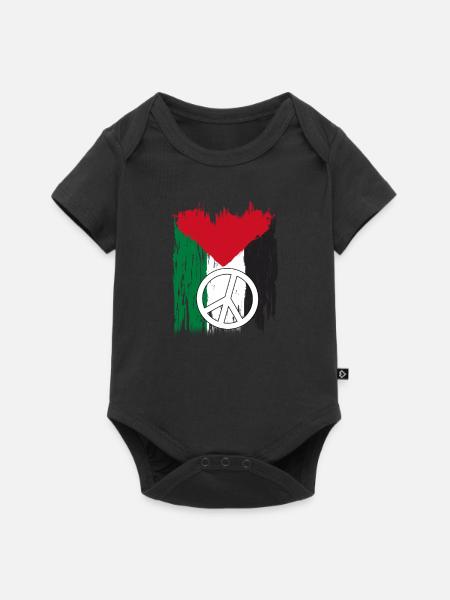 Palestine - Baby Premium short-sleeve bodysuit - black
