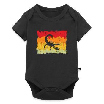 Scorpio Retro - Baby Premium short-sleeve bodysuit - black - Front