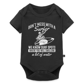 Surfer Sports nautiques Surf Ne vous impliquez pas - Body à manches courtes Premium Bébé - noir - Devant