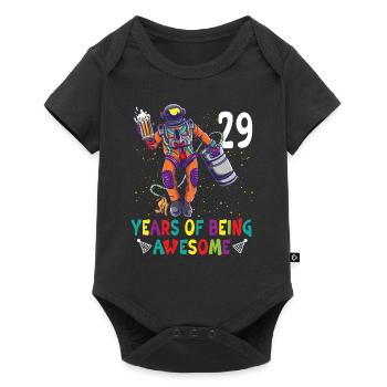 29e anniversaire Astronaute Astronomie Système solaire - Body à manches courtes Premium Bébé - noir - Devant