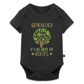 Family Tree Family Historian Genealogy Genealogy - Baby Premium short-sleeve bodysuit - black - Front