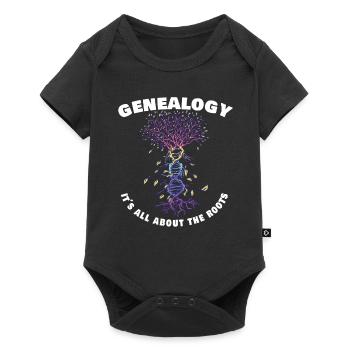 Family Tree Family Historian Genealogy Genealogy - Baby Premium short-sleeve bodysuit - black - Front