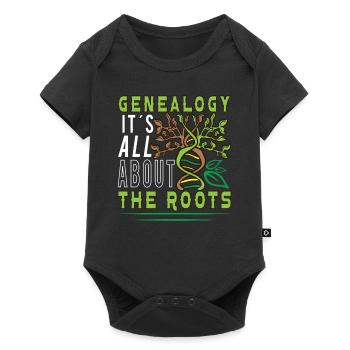 Family Tree Family Historian Genealogy Genealogy - Baby Premium short-sleeve bodysuit - black - Front