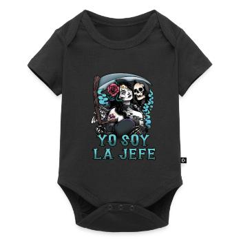 Yo Soy La Jefe Dia De Los Muertos Halloween - Baby Premium short-sleeve bodysuit - black - Front