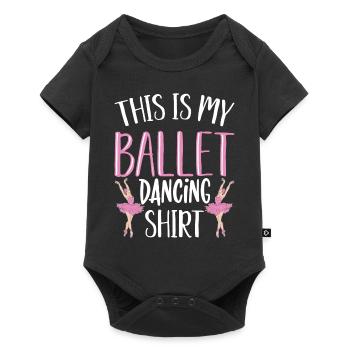 Ballerine Ballet Classique Lifestyle Dance Gesch - Body à manches courtes Premium Bébé - noir - Devant