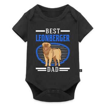 Best Leonberger Dad - Baby Premium short-sleeve bodysuit - black - Front