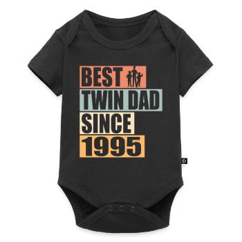 Twins Father Twin Father since 1995 - Baby Premium short-sleeve bodysuit - black - Front