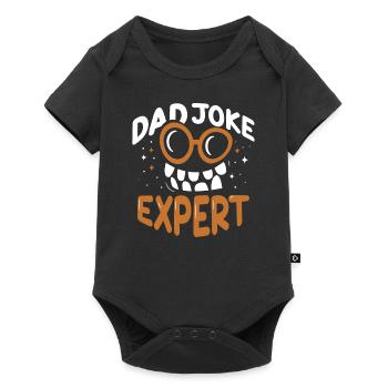 Papa Joke Dad Joke Father Jokes - Baby Premium short-sleeve bodysuit - black - Front