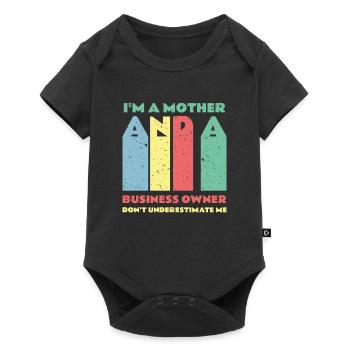 Entrepreneur Motivation Small Business - Baby Premium short-sleeve bodysuit - black - Front