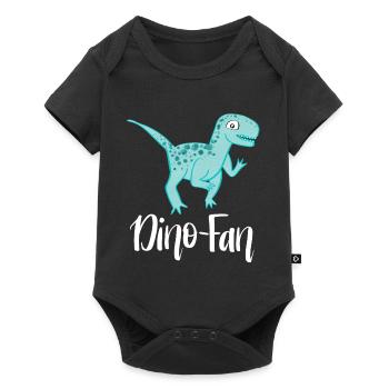 Dino Fan - Baby Premium short-sleeve bodysuit - black - Front