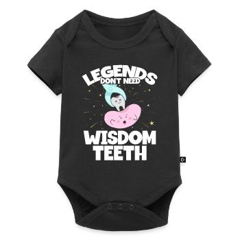 Wisdom Teeth Wisdom Tooth Patient Dentist - Baby Premium short-sleeve bodysuit - black - Front