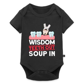 Wisdom Teeth Wisdom Tooth Patient Dentist - Baby Premium short-sleeve bodysuit - black - Front