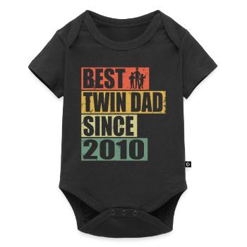 Twins Father Twin Father since 2010 - Baby Premium short-sleeve bodysuit - black - Front