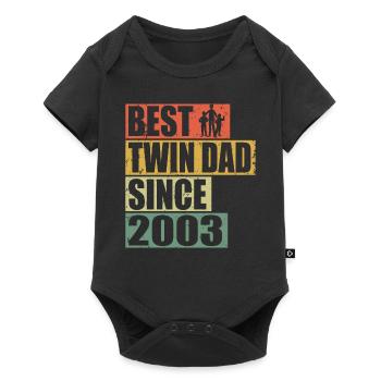 Twins Father Twin Father since 2003 - Baby Premium short-sleeve bodysuit - black - Front