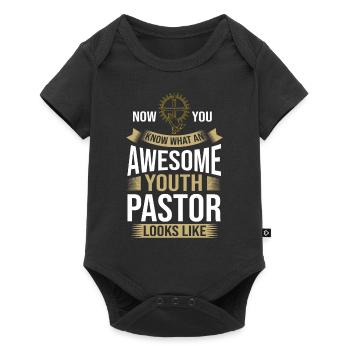 Youth Parish Church Pastor Christian - Baby Premium short-sleeve bodysuit - black - Front