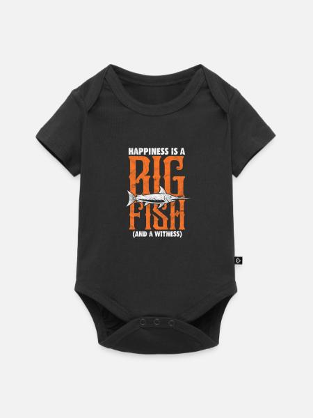 Angler - Baby Premium Kurzarmbody - Schwarz