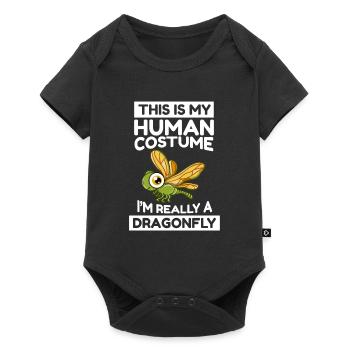 This Is My Human Costume I'm Really A Dragonfly - Baby Premium short-sleeve bodysuit - black - Front
