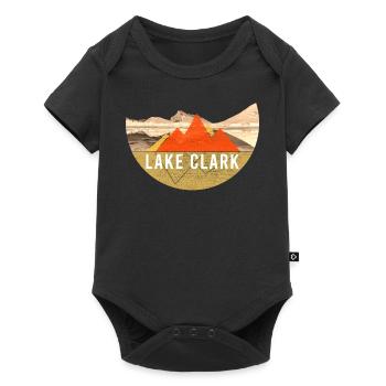 Vintage - Lake Clark National Park - Baby Premium short-sleeve bodysuit - black - Front