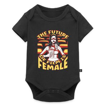 The Future Of Film Is Female Cinematographer - Baby Premium short-sleeve bodysuit - black - Front