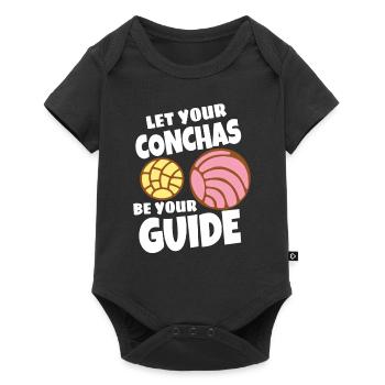 Humour espagnol Conchas Pain mexicain - Body à manches courtes Premium Bébé - noir - Devant