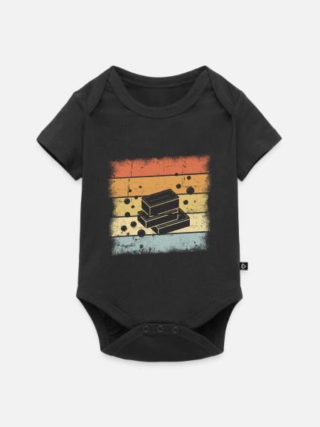 Seife machen - Baby Premium Kurzarmbody - Schwarz