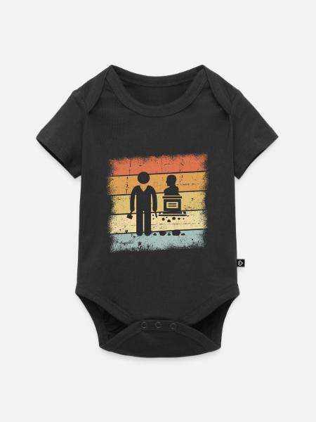 Bildhauer Geschenk - Baby Premium Kurzarmbody - Schwarz