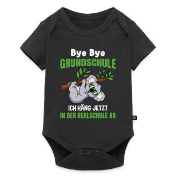 Grundschulabschluss Realschule Einschulung 5Klasse - Baby Premium Kurzarmbody - Schwarz - Vorne