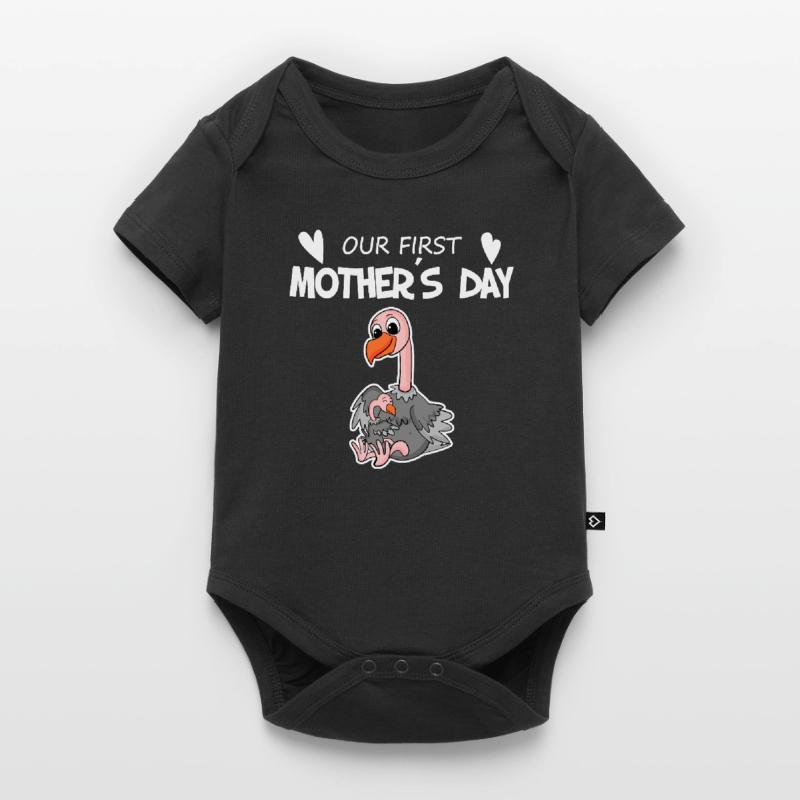 Muttertag Geschenk - Unser erster Muttertag Baby Premium Kurzarmbody