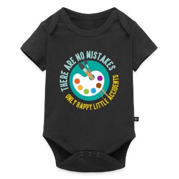 There Are No Mistakes Art Artist Art - Baby Premium short-sleeve bodysuit - black - Front