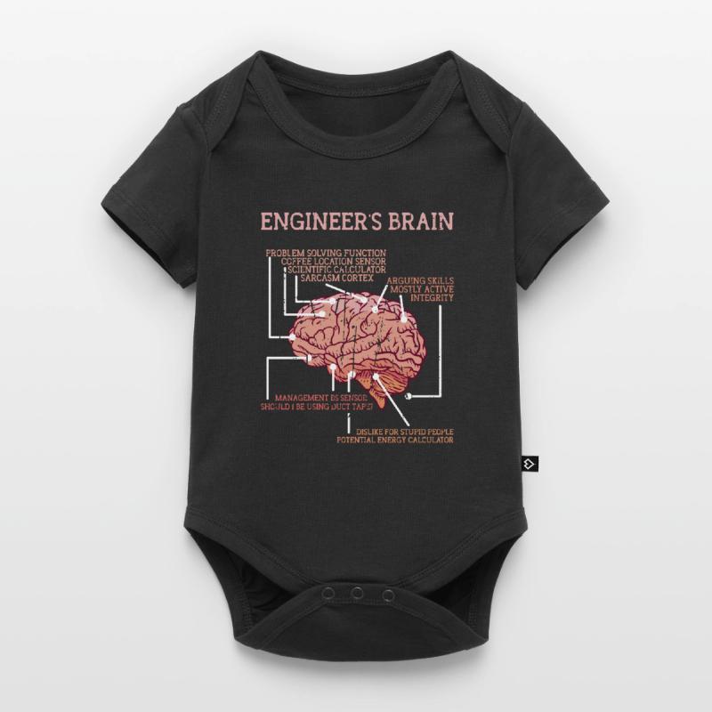 Engineer's brain problem solving function - Baby Premium short-sleeve bodysuit