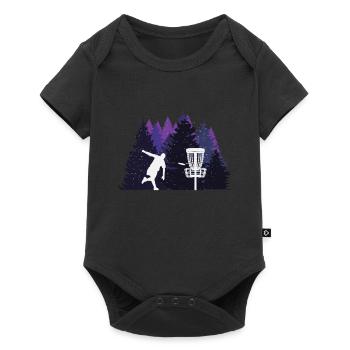 Trend sport Disc golf in the black forest - Baby Premium short-sleeve bodysuit - black - Front