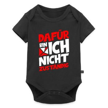 Beamter - Dafür Bin Ich Nicht Zuständig Verbeamtun - Baby Premium Kurzarmbody - Schwarz - Vorne