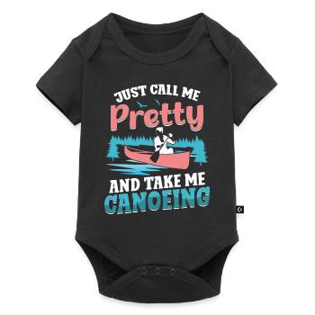 Canoë Canoë Fille Appelez-moi - Body à manches courtes Premium Bébé - noir - Devant