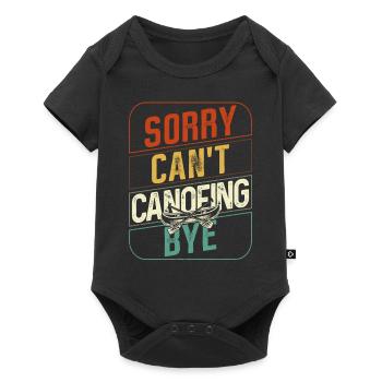Canoe Canoeing Retro Vintage Sorry - Baby Premium short-sleeve bodysuit - black - Front