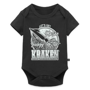 Let's Get Kraken Funny Squid Marine Biologist Sea - Baby Premium short-sleeve bodysuit - black - Front