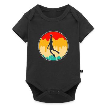 Basketball Retro - Baby Premium short-sleeve bodysuit - black - Front