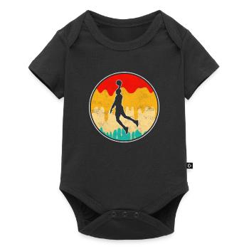 Basketball Retro - Baby Premium short-sleeve bodysuit - black - Front