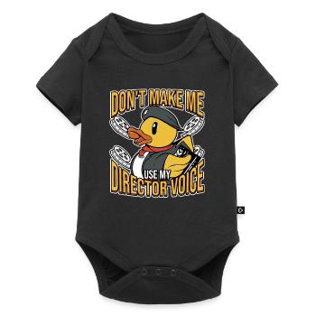 Don’t Make Me My Director Voice Movie (Ne faites pas de moi mon film de voix de réalisateur) - Body à manches courtes Premium Bébé - noir - Devant