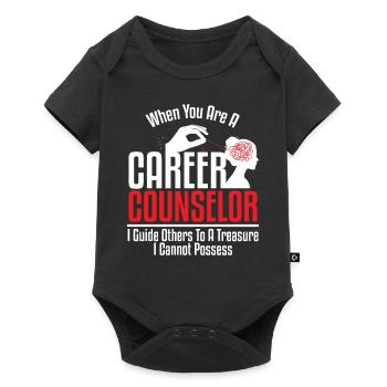 Career Counselor Guide To Treasure - Baby Premium short-sleeve bodysuit - black - Front