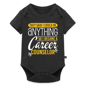 I Became A Career Counselor - Baby Premium short-sleeve bodysuit - black - Front