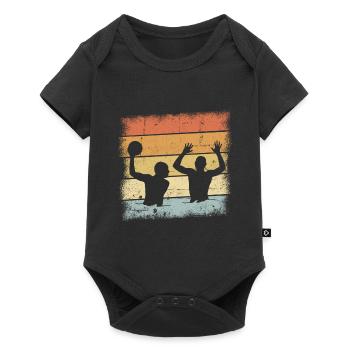 Water Polo Design - Baby Premium short-sleeve bodysuit - black - Front