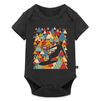 Wakeboarding Wakeboard Water sports enthusiasts - Baby Premium short-sleeve bodysuit - black - Front