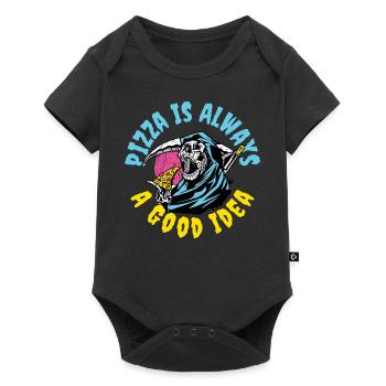 Pizza Is Always A Good Idea Pizza Gift - Baby Premium short-sleeve bodysuit - black - Front