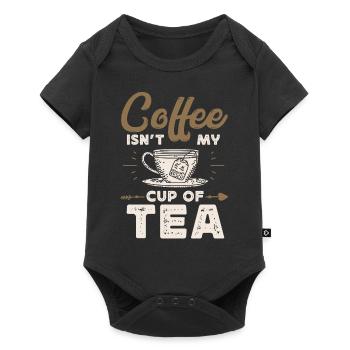 Le café n’est pas mon truc - Body à manches courtes Premium Bébé - noir - Devant