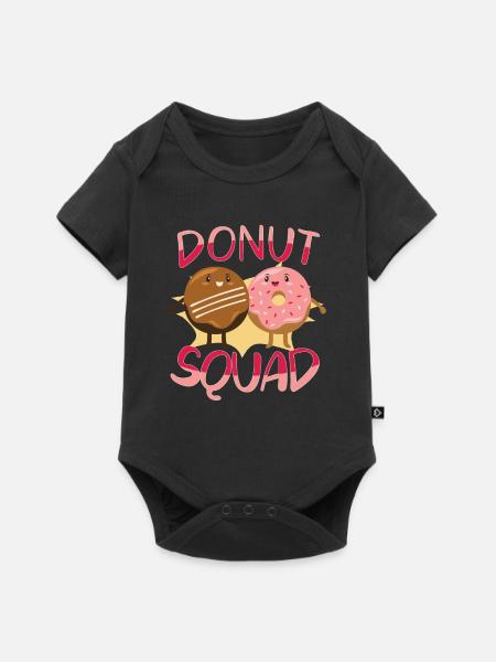 Donut Doughnut Baking Cake Baker - Baby Premium Kurzarmbody - Schwarz