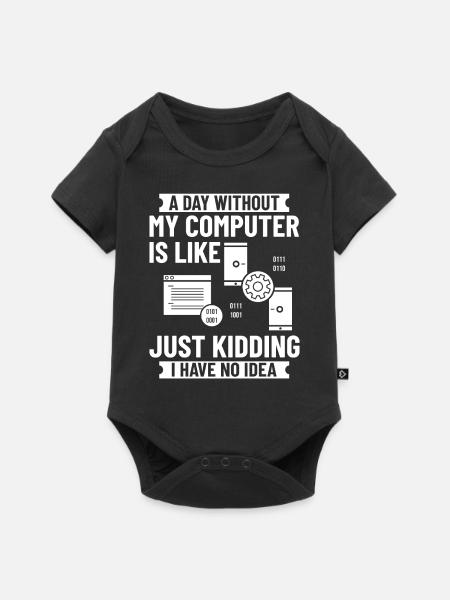 Programmierer Programmieren Computerentwickler Pc - Baby Premium Kurzarmbody - Schwarz