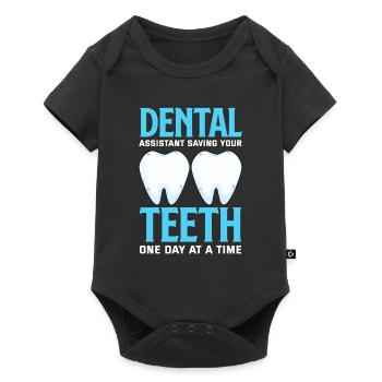Dentist Dental Assistant Dental Assistant Gift - Baby Premium short-sleeve bodysuit - black - Front