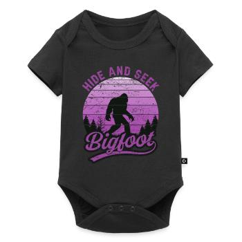 Cache-cache Bigfoot Nature Lovers Forest Nature - Body à manches courtes Premium Bébé - noir - Devant