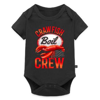 Crab Cooking Crew Eating Funny Crabs - Baby Premium short-sleeve bodysuit - black - Front